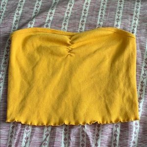 PacSun Yellow Tube Top